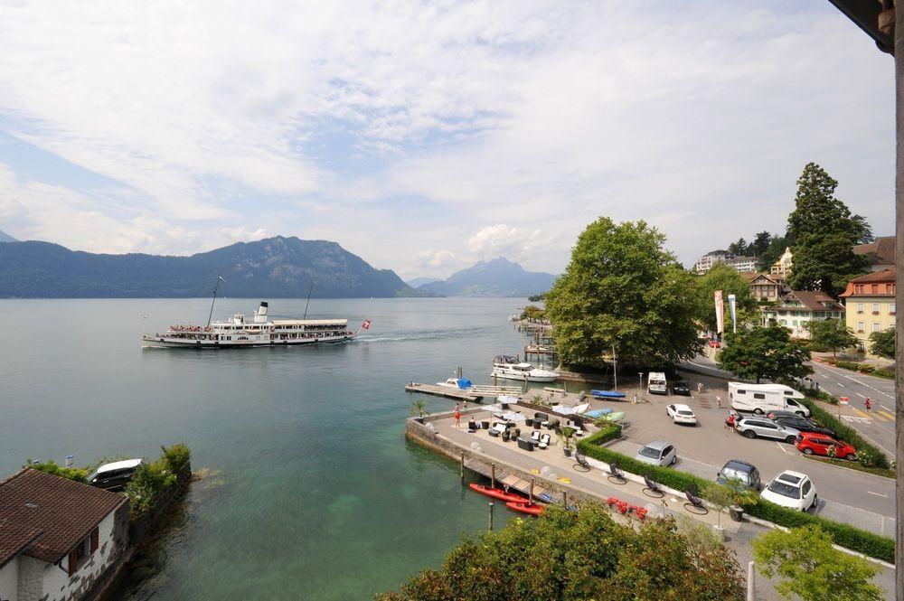 Seehof Hotel Du Lac Weggis Exterior photo